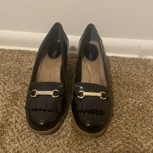 Giani Bernini memory foam heeled loafers